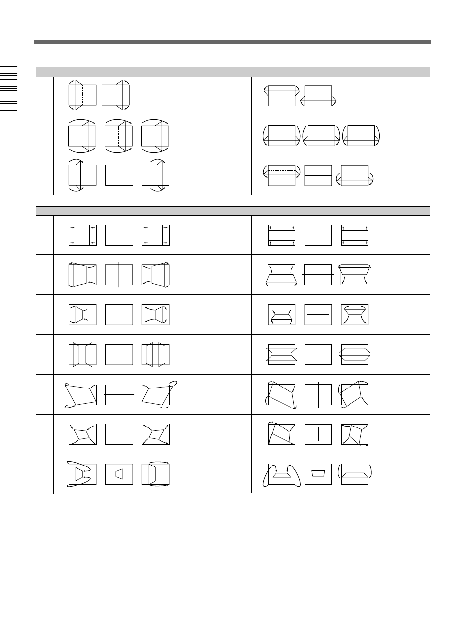 Effect pattern image list, A-42, Continued) | Sony DFS-700 User Manual | Page 180 / 212