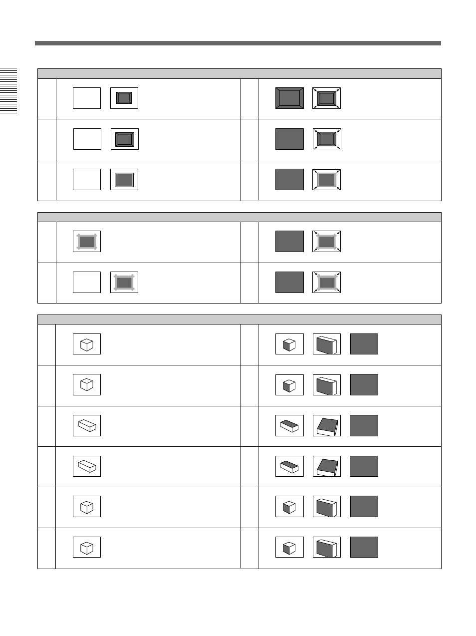 Effect pattern image list, A-60 | Sony DFS-700 User Manual | Page 198 / 212