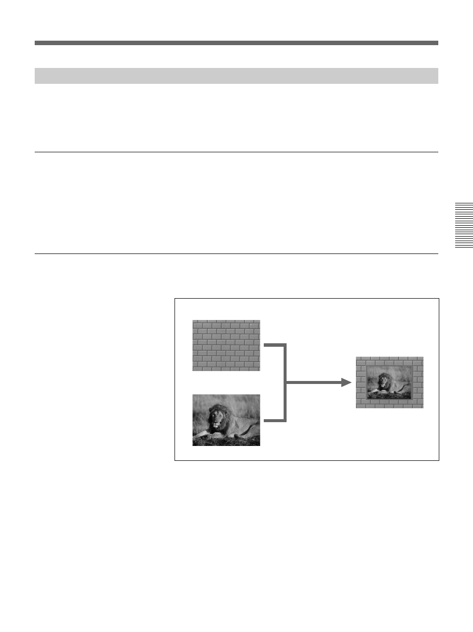 Example operation (2): picture-in-picture | Sony DFS-700 User Manual | Page 31 / 212