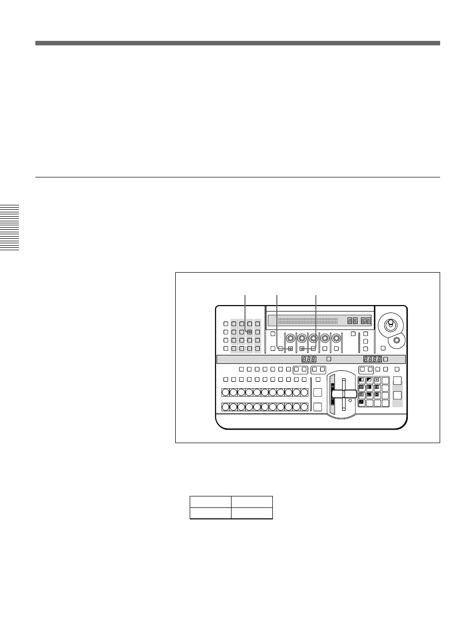 Applying a border to a downstream key, Chapter 3 basic operation, Dsk 1/1 type double page f1 | Sony DFS-700 User Manual | Page 74 / 212