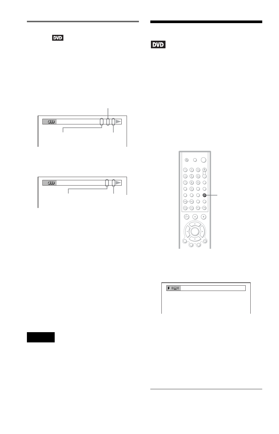 Surround mode settings, Checking the audio signal format | Sony DVP-NS425P User Manual | Page 44 / 68