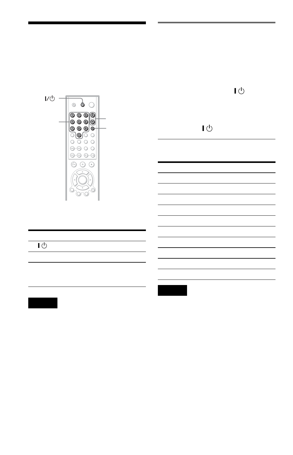 Controlling your tv with the supplied remote, Controlling other tvs with the remote | Sony DVP-NS425P User Manual | Page 52 / 68