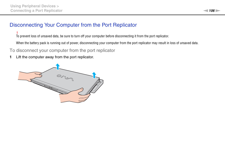 Sony VAIO VPCZ12 SERIES User Manual | Page 106 / 209