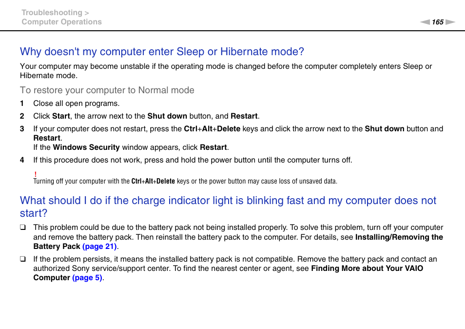 Sony VAIO VPCZ12 SERIES User Manual | Page 165 / 209