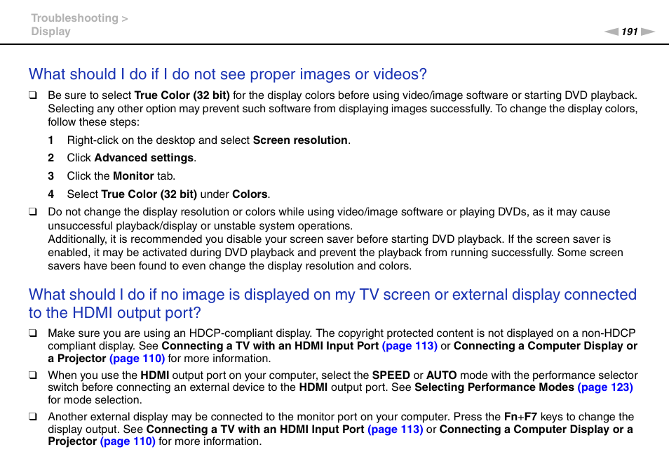 Sony VAIO VPCZ12 SERIES User Manual | Page 191 / 209