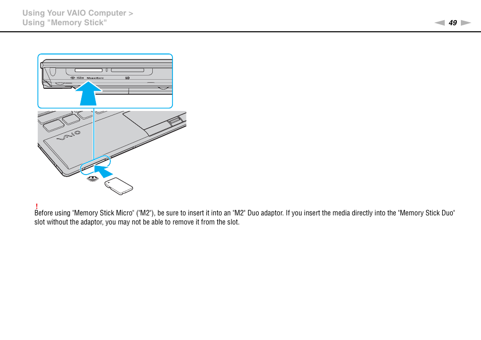 Sony VAIO VPCZ12 SERIES User Manual | Page 49 / 209