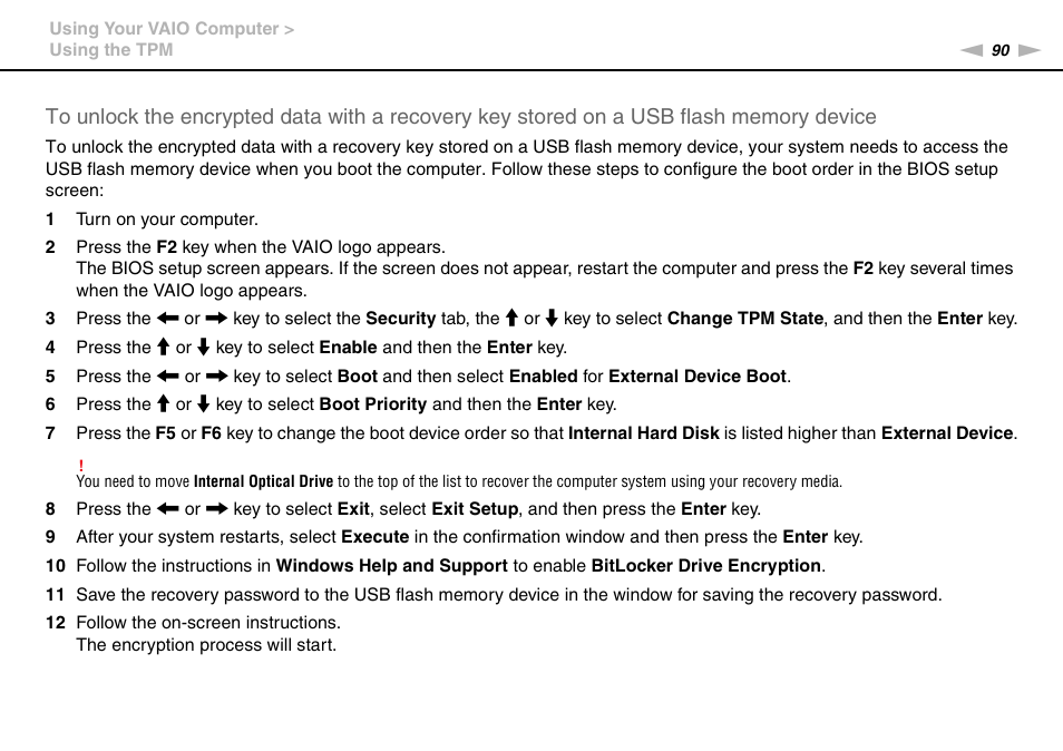 Sony VAIO VPCZ12 SERIES User Manual | Page 90 / 209