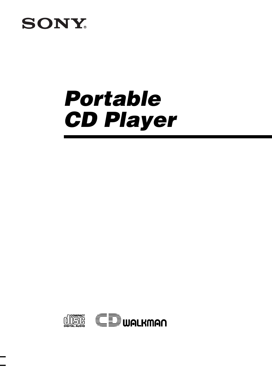 Sony D-SJ15 User Manual | 24 pages