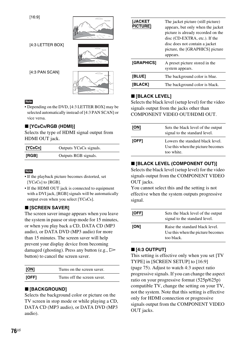 Sony DAV-HDX465 User Manual | Page 76 / 108