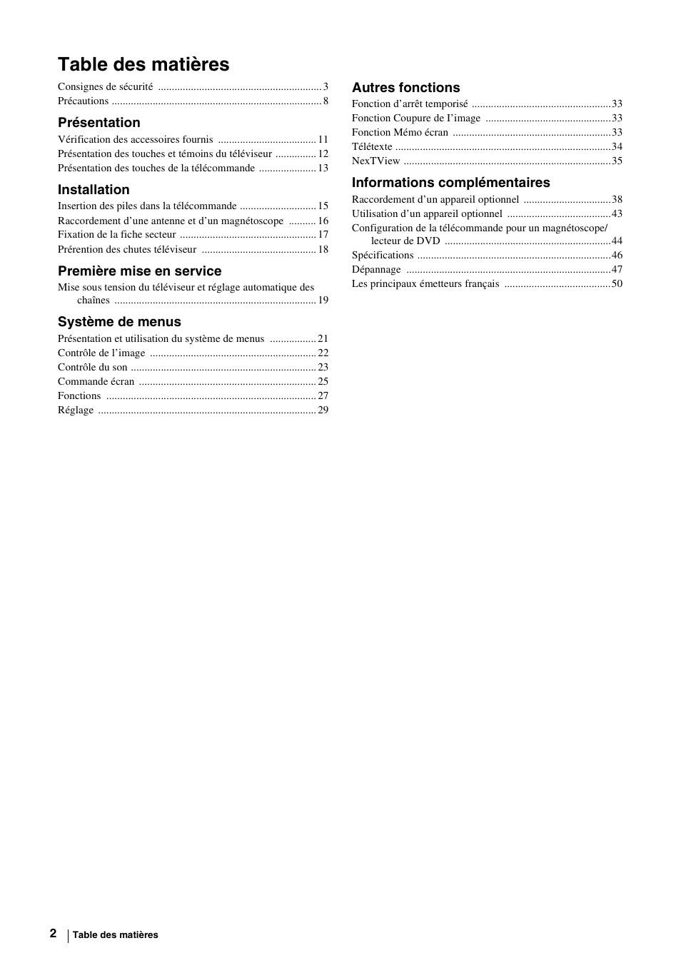 Sony KE-P37M1 User Manual | Page 104 / 204