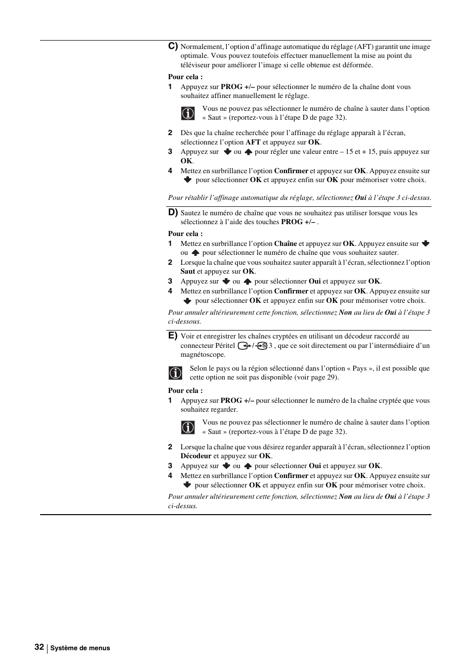 Sony KE-P37M1 User Manual | Page 134 / 204