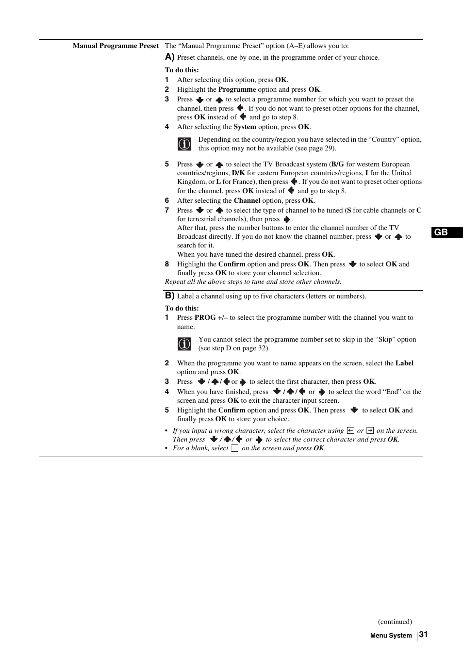 Sony KE-P37M1 User Manual | Page 33 / 204