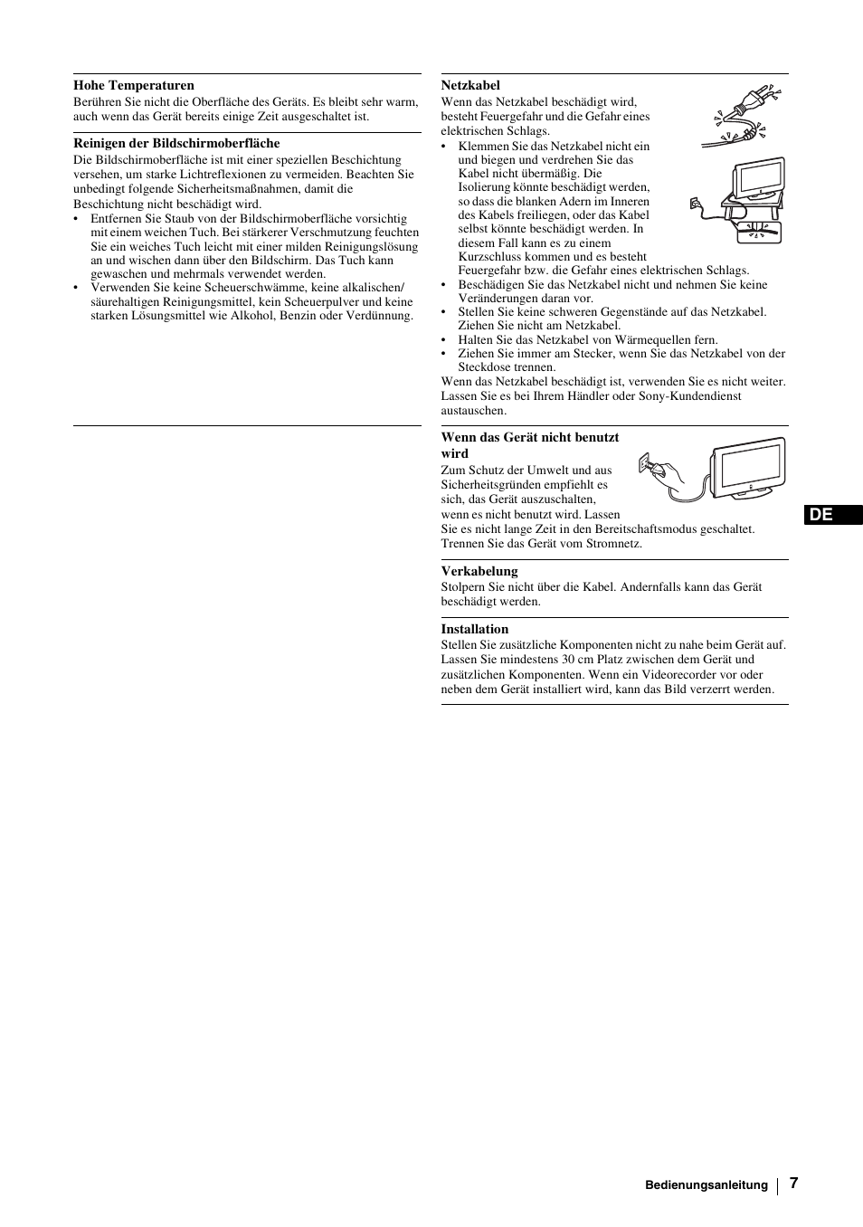 Sony KE-P37M1 User Manual | Page 59 / 204