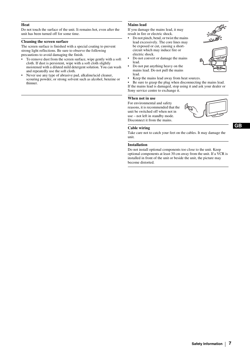 Sony KE-P37M1 User Manual | Page 9 / 204