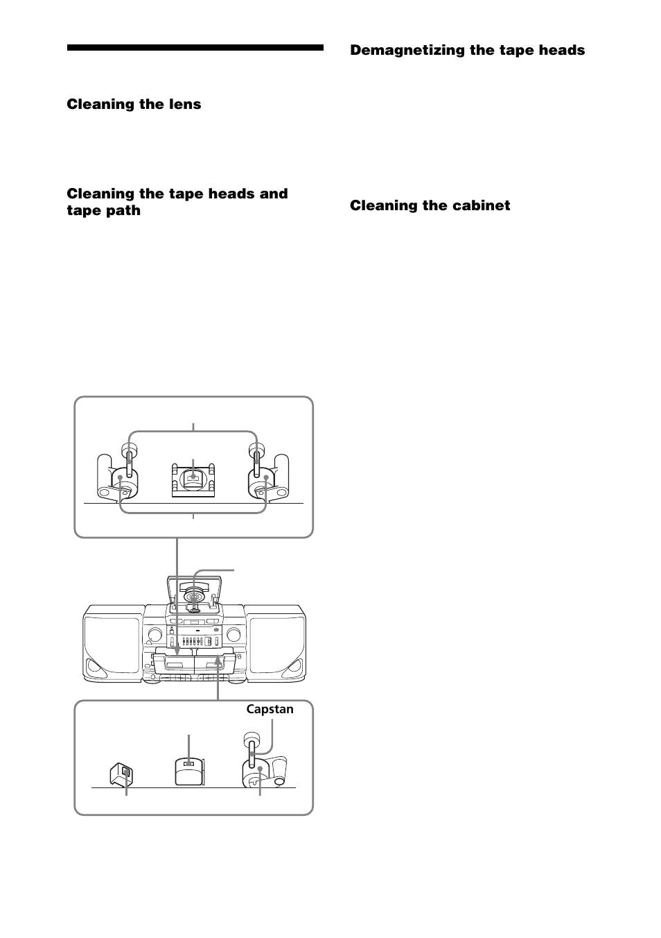 Maintenance | Sony CFD-CD777S MK2 User Manual | Page 26 / 56