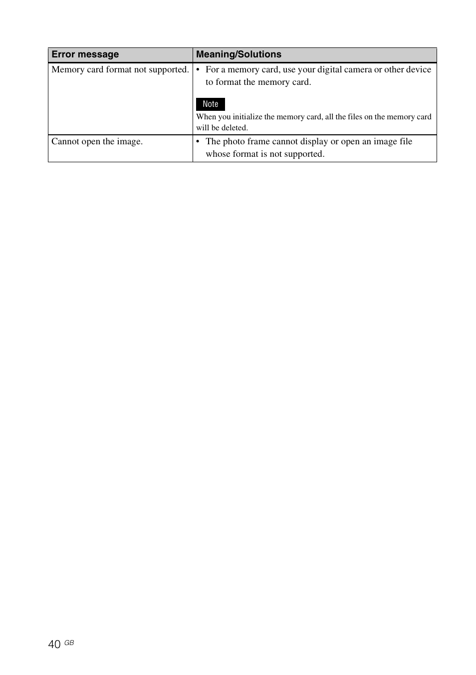 Sony DPF-E75 User Manual | Page 40 / 48