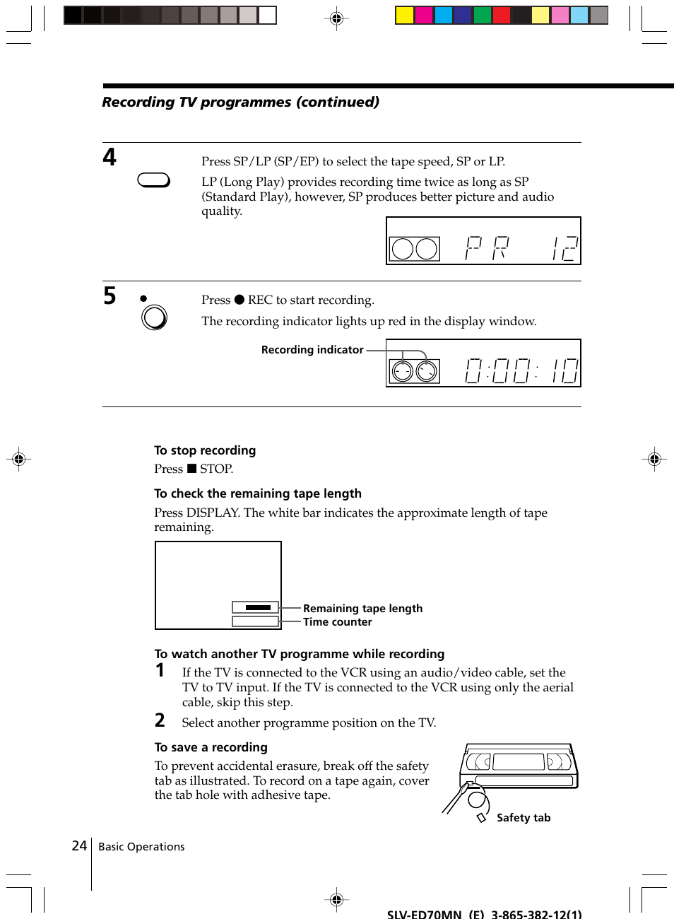 Sony SLV-ED70MN User Manual | Page 24 / 55