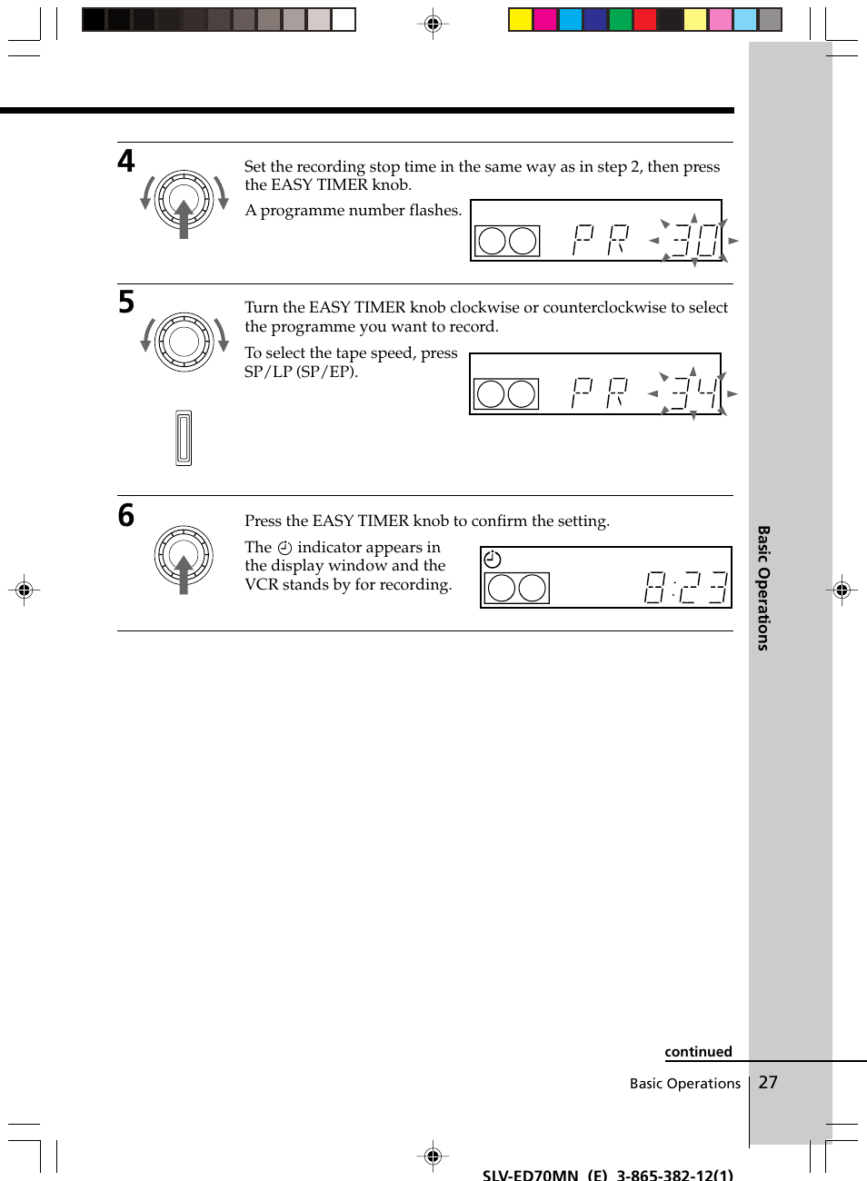 Sony SLV-ED70MN User Manual | Page 27 / 55