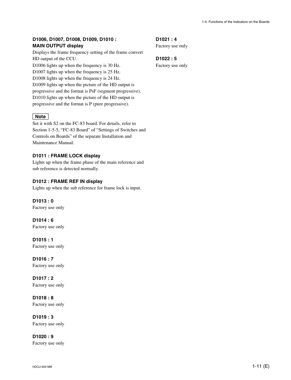 Sony HDCU-900 User Manual | Page 21 / 74