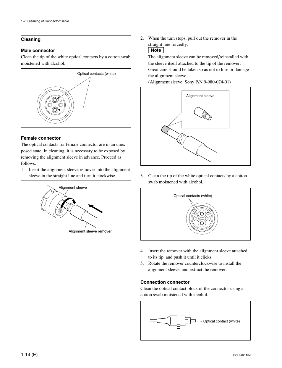 Sony HDCU-900 User Manual | Page 24 / 74