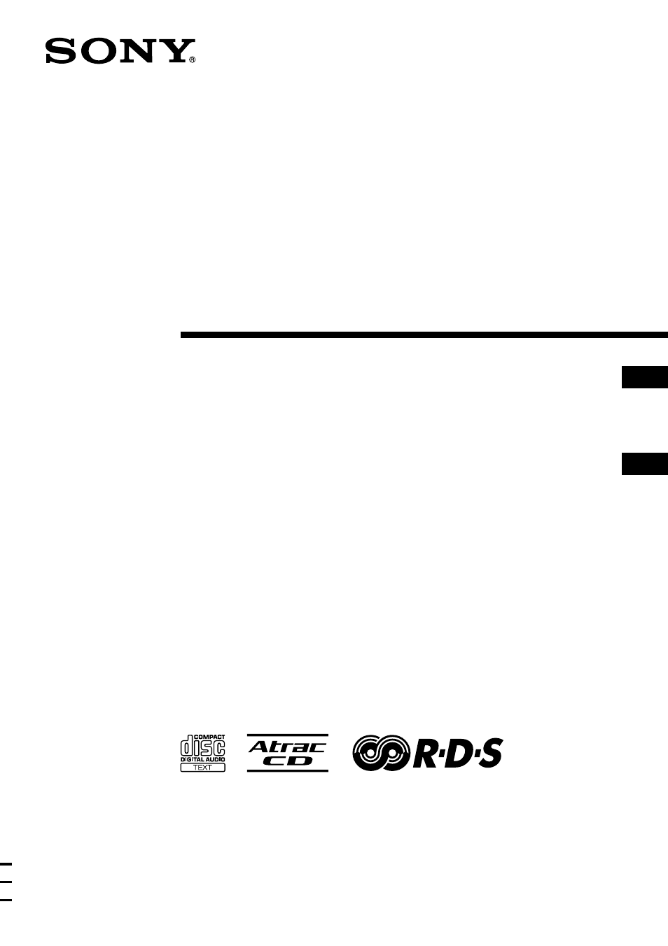 Sony CMT-A5 User Manual | 96 pages