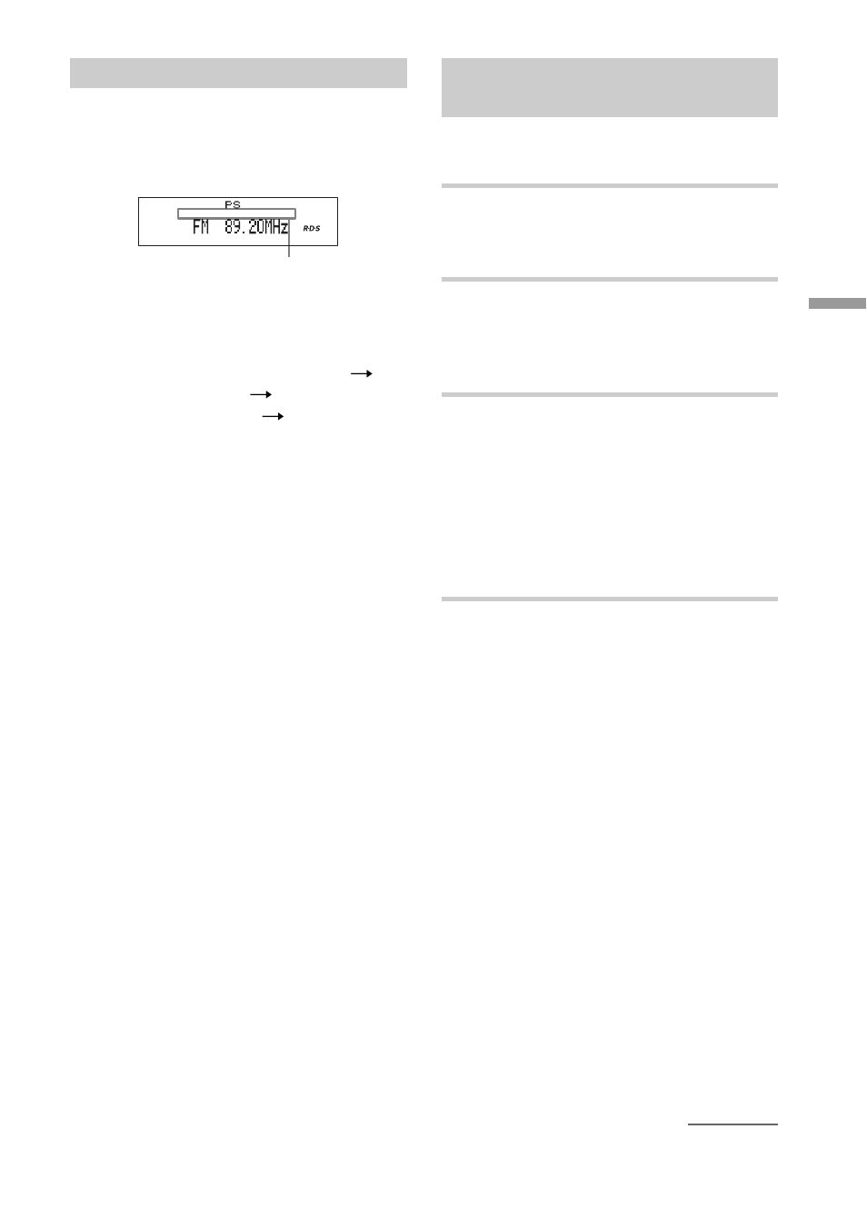 Receiving rds broadcasts, Locating a station by programme type (pty) | Sony CMT-A5 User Manual | Page 29 / 96