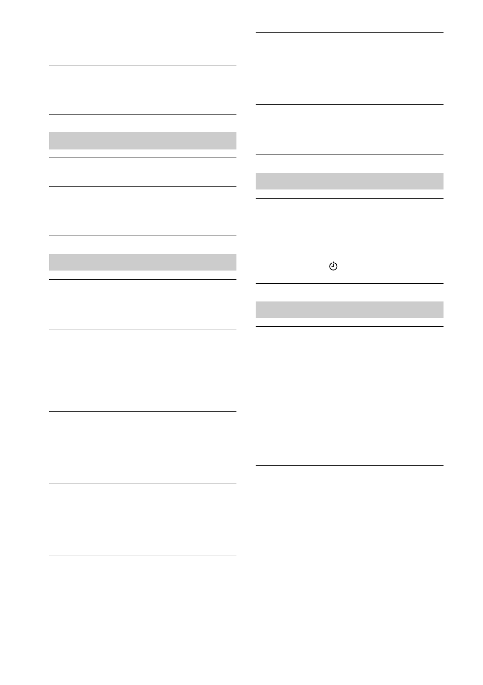 Timer, Remote, Radio | Tape player | Sony CMT-A5 User Manual | Page 44 / 96