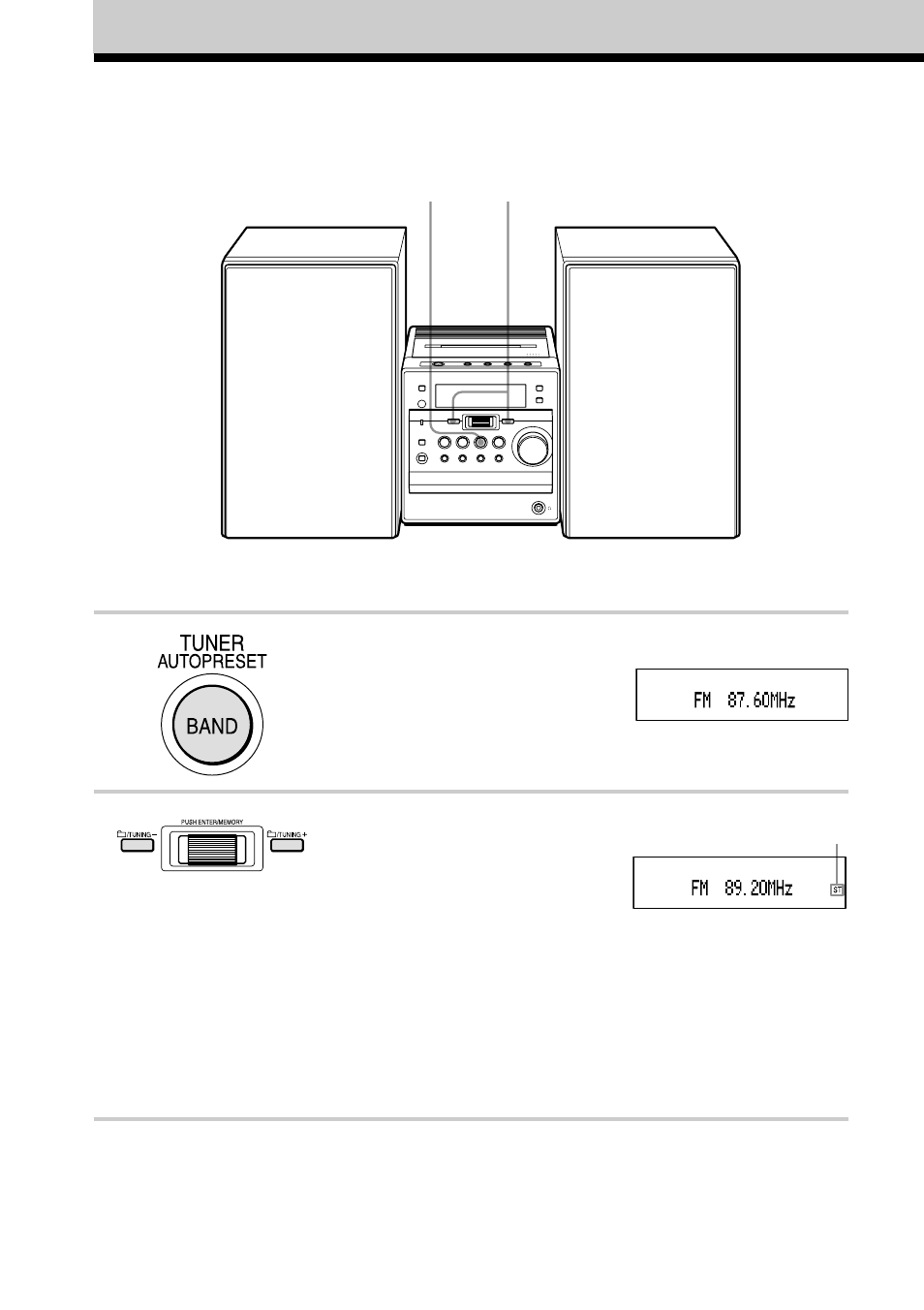 Recepción de la radio | Sony CMT-A5 User Manual | Page 56 / 96