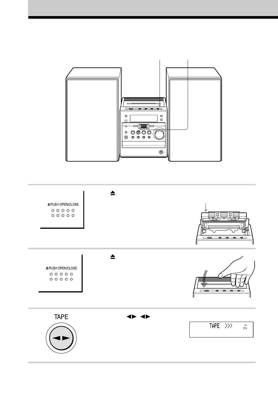 Reproducción de cintas | Sony CMT-A5 User Manual | Page 58 / 96