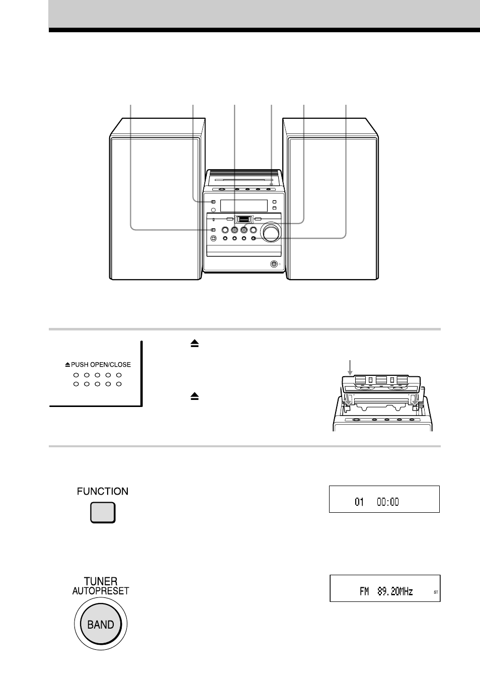 Grabación en cintas | Sony CMT-A5 User Manual | Page 60 / 96