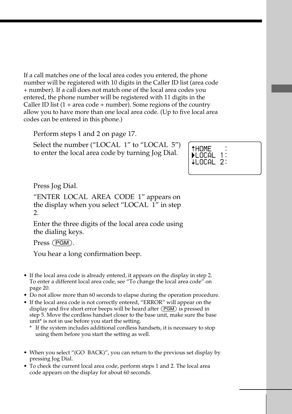 Getting started | Sony SPP-A2770 User Manual | Page 19 / 88