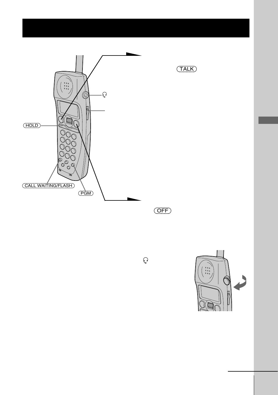 Receiving calls, Basics | Sony SPP-A2770 User Manual | Page 37 / 88