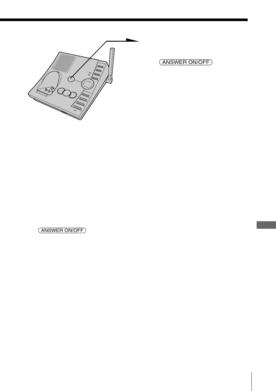 Turning on the answering function | Sony SPP-A2770 User Manual | Page 59 / 88
