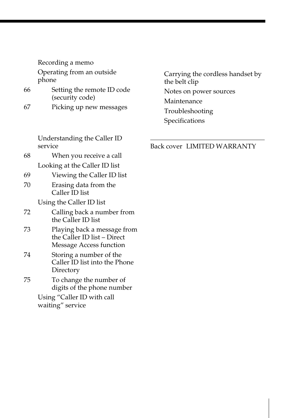 Sony SPP-A2770 User Manual | Page 7 / 88