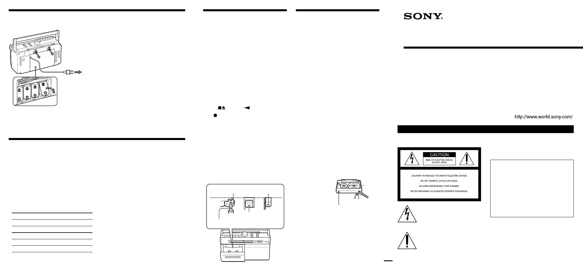 Sony 30TW User Manual | 2 pages