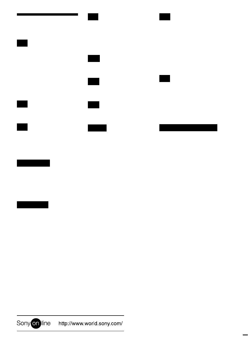 Index | Sony CMT-EX1 User Manual | Page 28 / 28