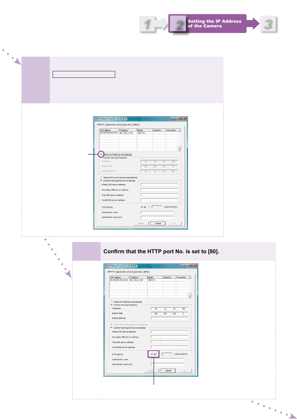Sony SNC-xx User Manual | Page 16 / 28