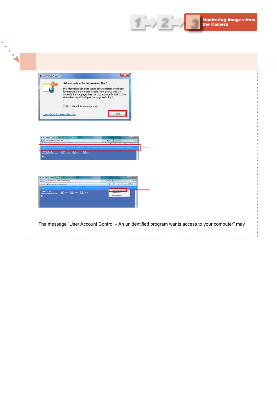 Sony SNC-xx User Manual | Page 21 / 28