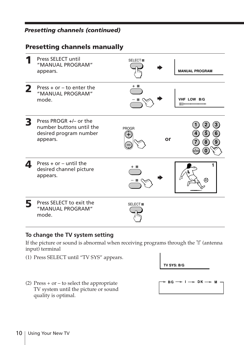 Sony WEGA KV-XJ29 User Manual | Page 10 / 26