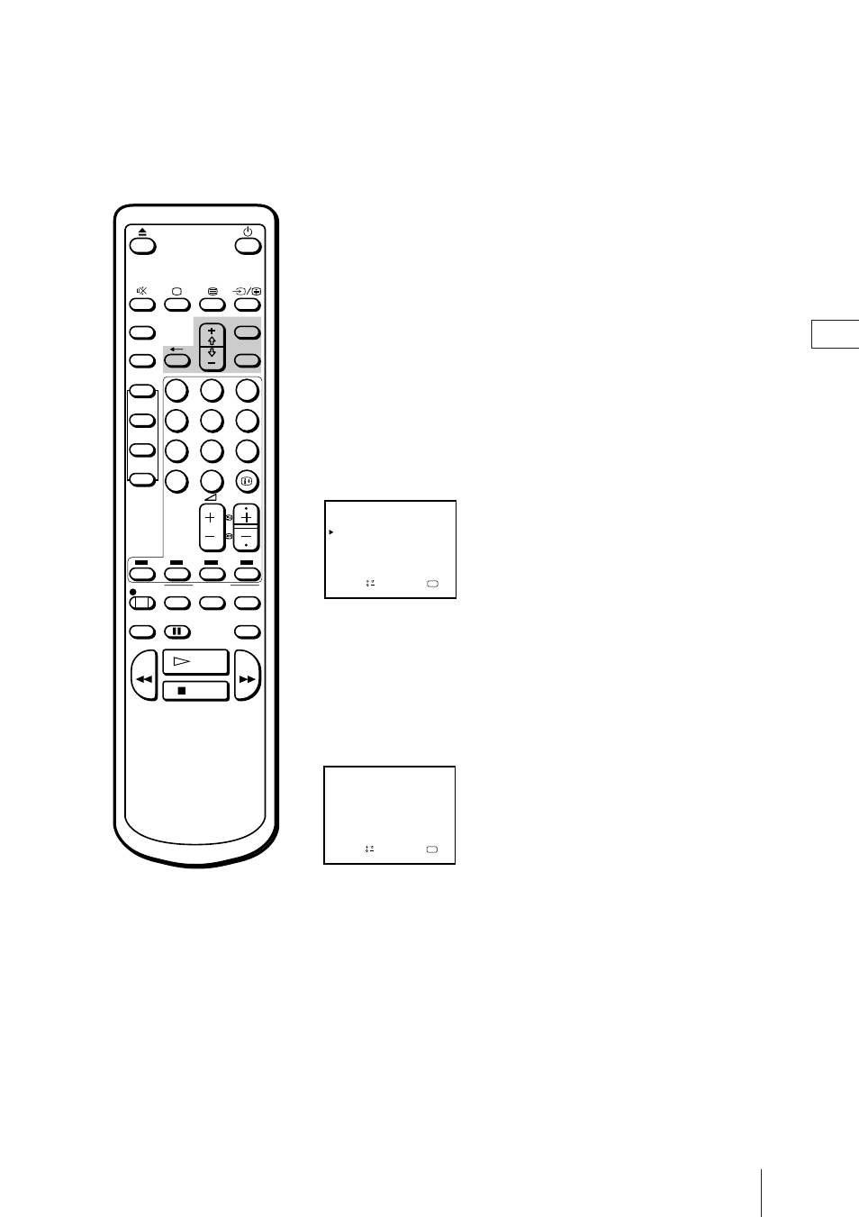 Captioning a tv station name, Press menu to display the main menu, Repeat steps 4 to 6 to caption other channels | Press menu to go back to the original screen | Sony Trinitron KV-21V4D User Manual | Page 10 / 232