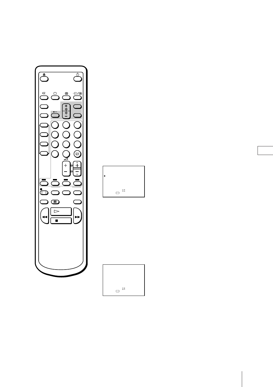 Attribution d’un nom à une station tv, Appuyez sur menu pour revenir à l’écran initial | Sony Trinitron KV-21V4D User Manual | Page 102 / 232