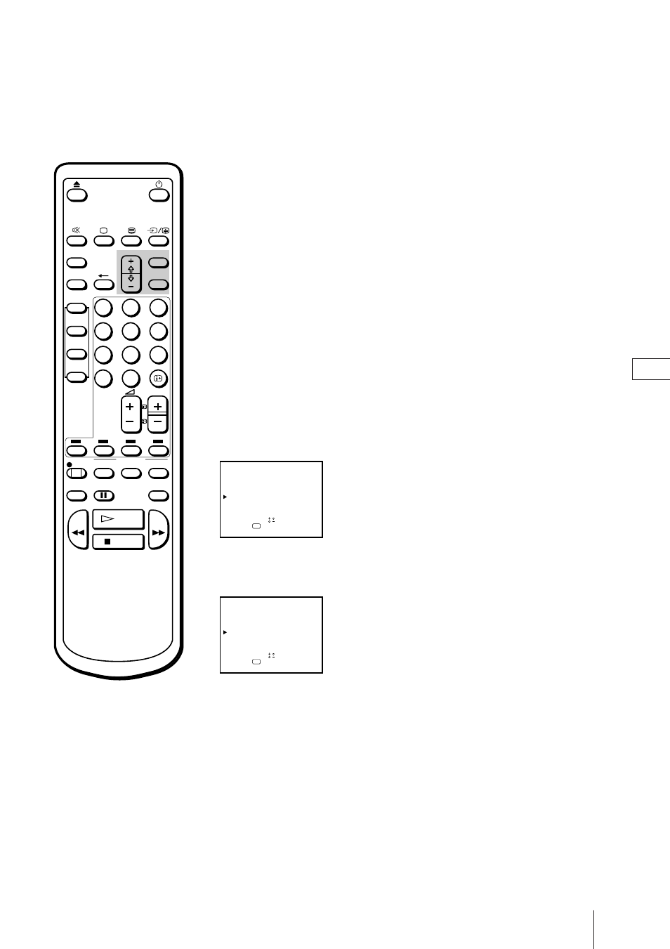 Réglage fin manuel, Appuyez sur menu pour revenir à l’écran initial | Sony Trinitron KV-21V4D User Manual | Page 103 / 232