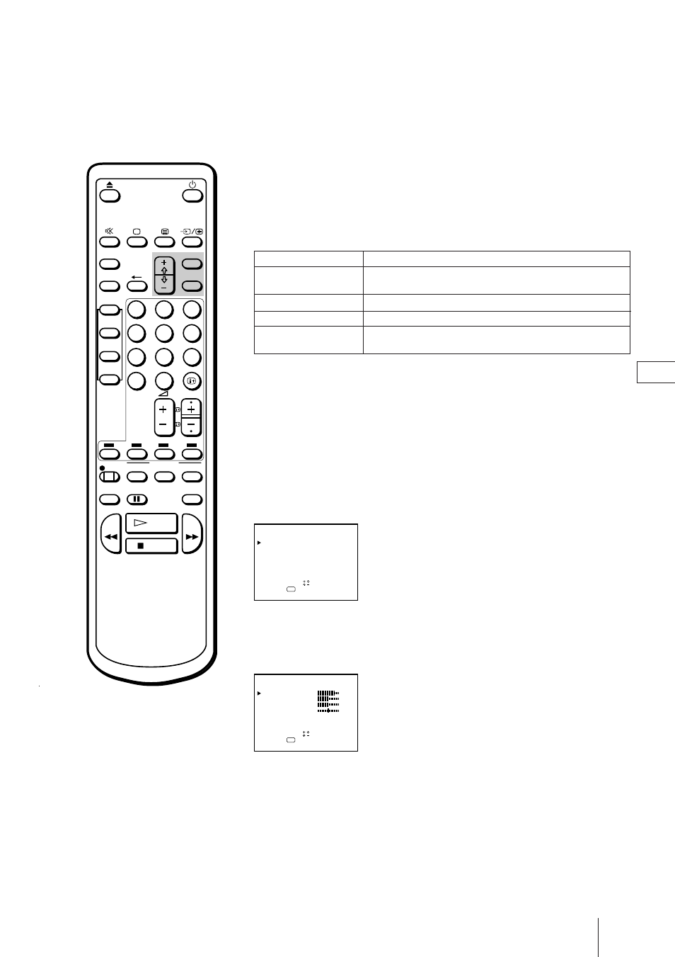 Réglage de l’image à l’écran, Appuyez sur menu pour revenir à l’écran d’origine | Sony Trinitron KV-21V4D User Manual | Page 110 / 232