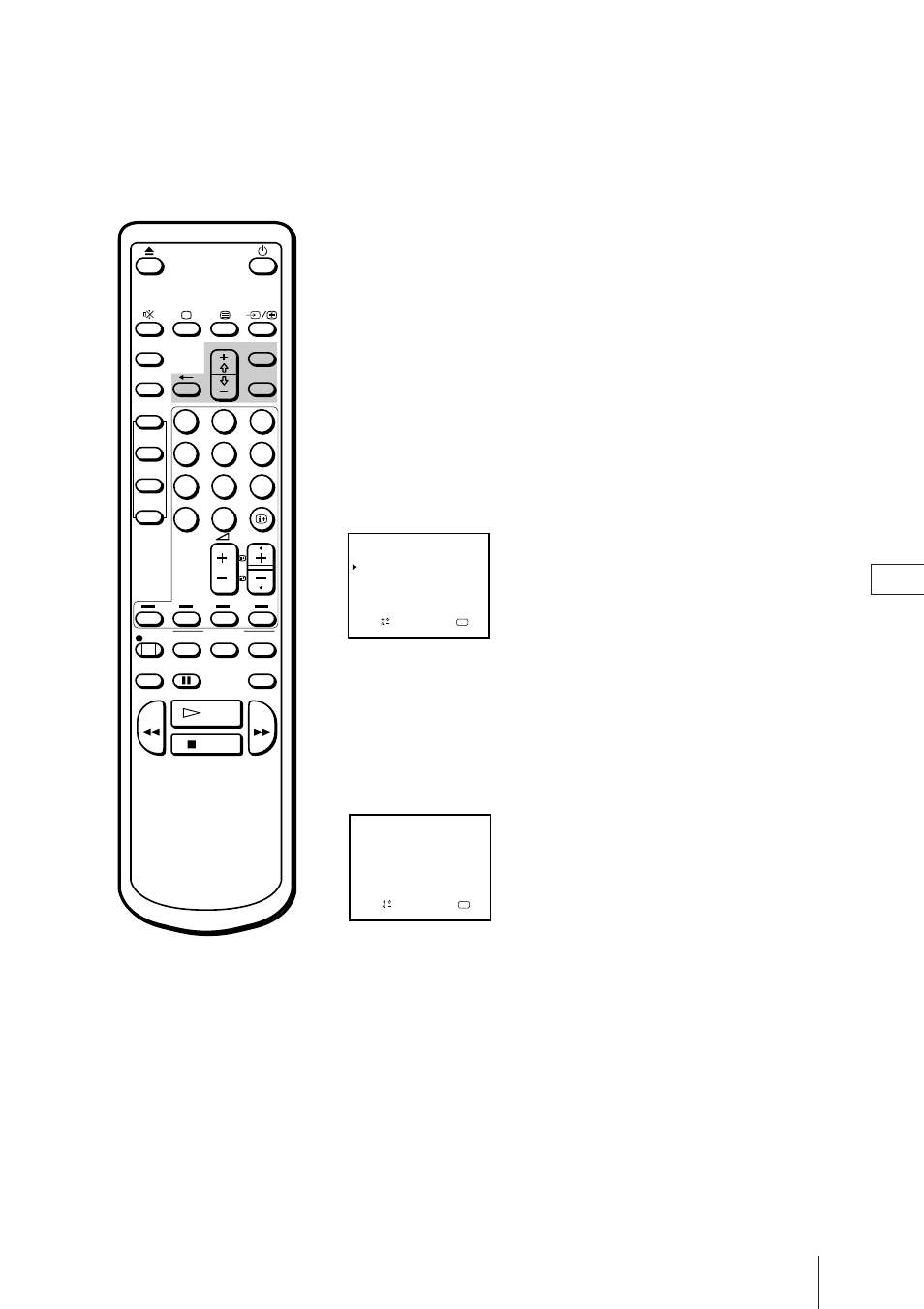Naam van een zender vastleggen, Druk op menu om het hoofdmenu af te beelden, Herhaal stappen 4 tot 6 voor andere zenders | Sony Trinitron KV-21V4D User Manual | Page 148 / 232