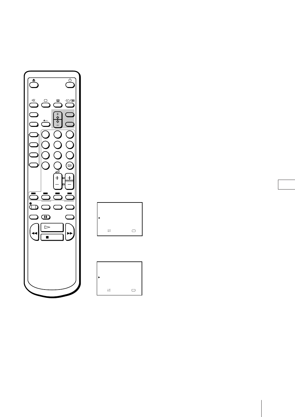 Handmatige fijnafstemming, Druk op menu om het hoofdmenu af te beelden | Sony Trinitron KV-21V4D User Manual | Page 149 / 232