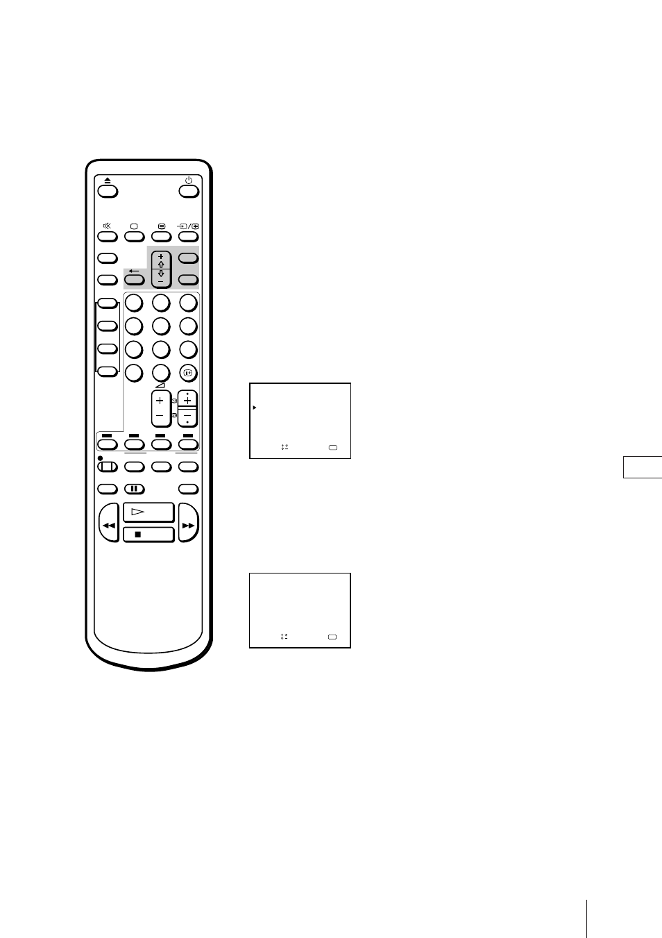 Namnge en tv-station, Tryck på menu för att visa huvudmenyn | Sony Trinitron KV-21V4D User Manual | Page 194 / 232