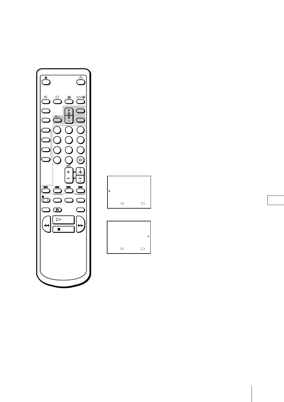 Ställa in en betal-tv-kanal, Tryck på menu för att visa huvudmenyn | Sony Trinitron KV-21V4D User Manual | Page 196 / 232