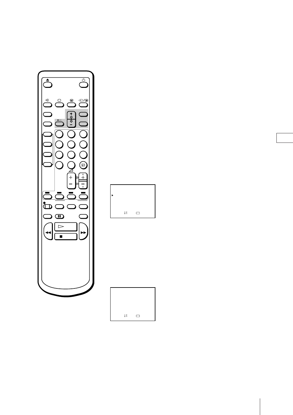 Individuelle senderkennung, Menu drücken, um das hauptmenü einzublenden | Sony Trinitron KV-21V4D User Manual | Page 56 / 232