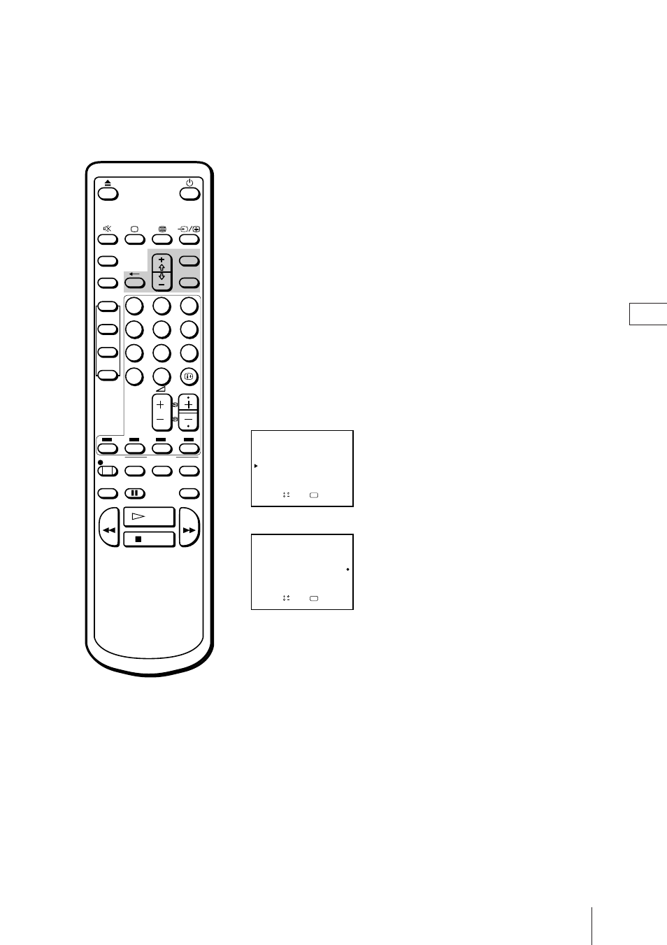 Abspeichern eines pay-tv-kanals, Menu drücken, um das hauptmenü einzublenden | Sony Trinitron KV-21V4D User Manual | Page 58 / 232