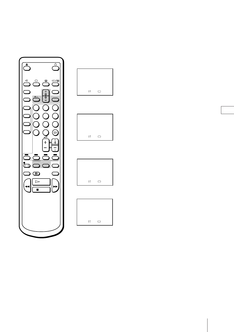 Grundfunktionen des video-tv-geräts | Sony Trinitron KV-21V4D User Manual | Page 73 / 232